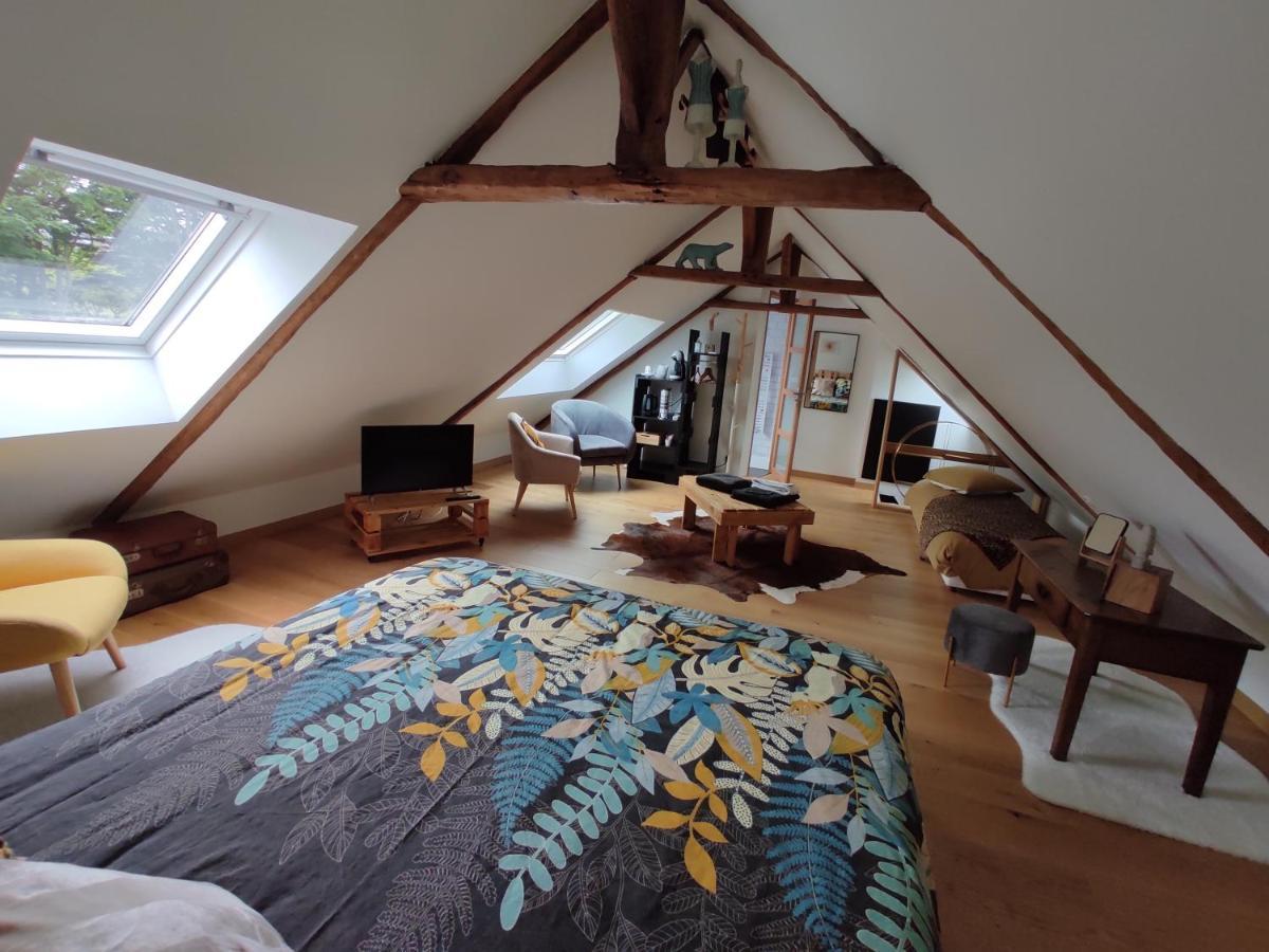 Aux Trois Palmiers Bed & Breakfast Saint-Brieuc Bagian luar foto