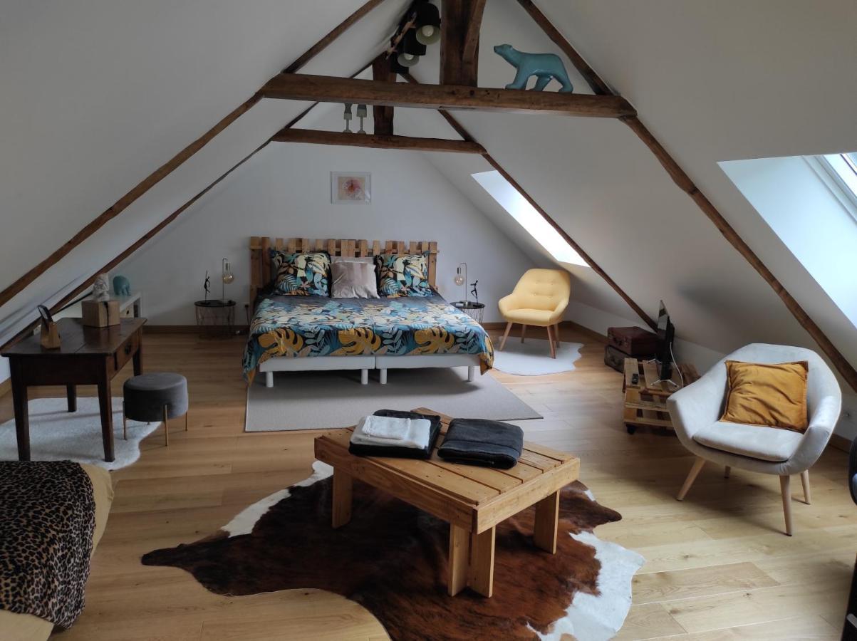 Aux Trois Palmiers Bed & Breakfast Saint-Brieuc Bagian luar foto